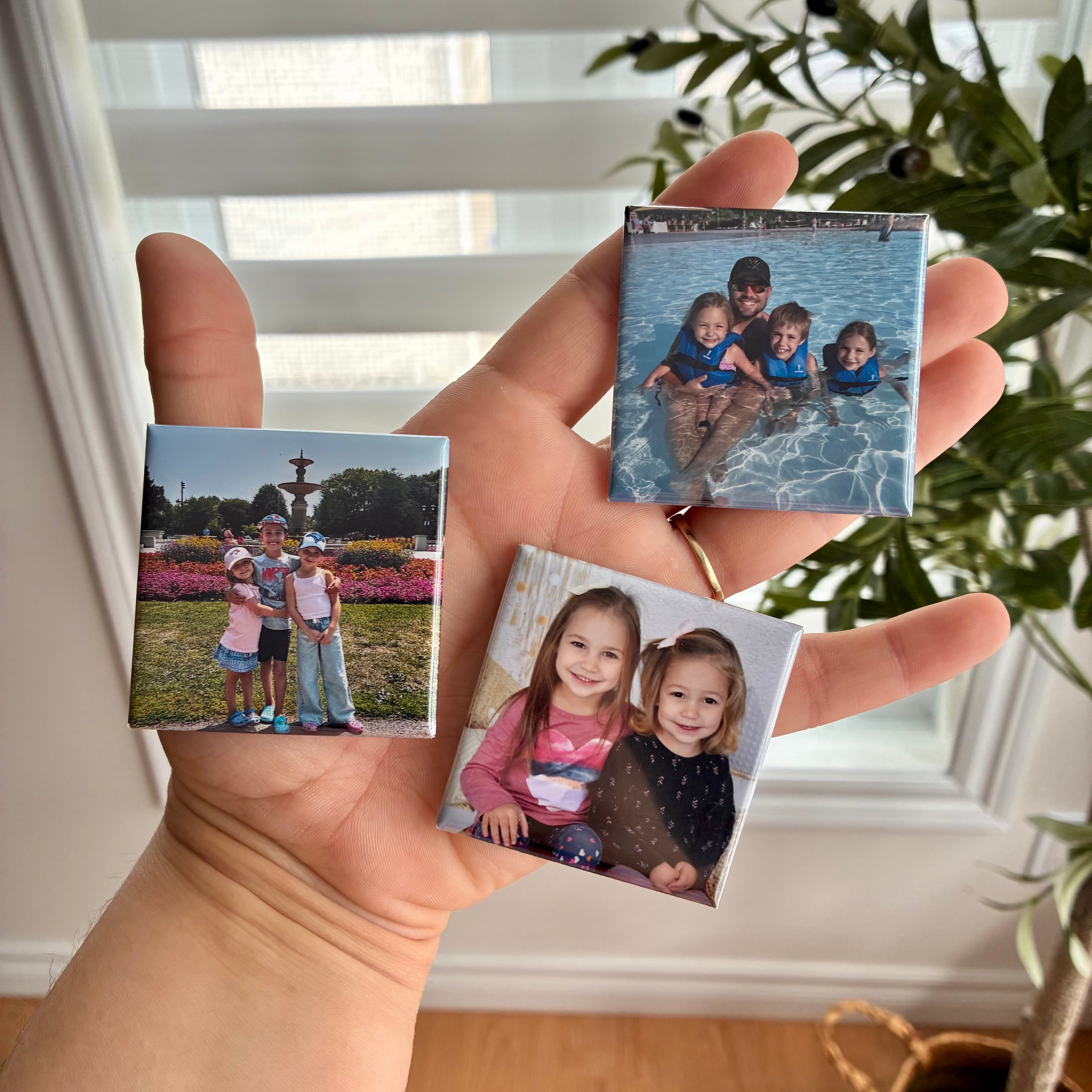 Aimants photo personnalisés – 2x2 pouces