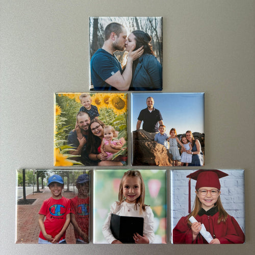 Aimants photo personnalisés – 2x2 pouces